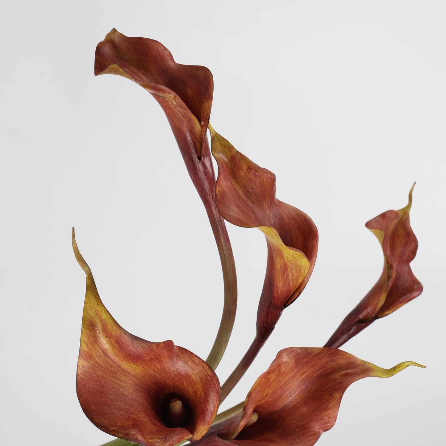 Real Touch Deep Burgundy Calla Lily Stem — 1 Bloom, 21"