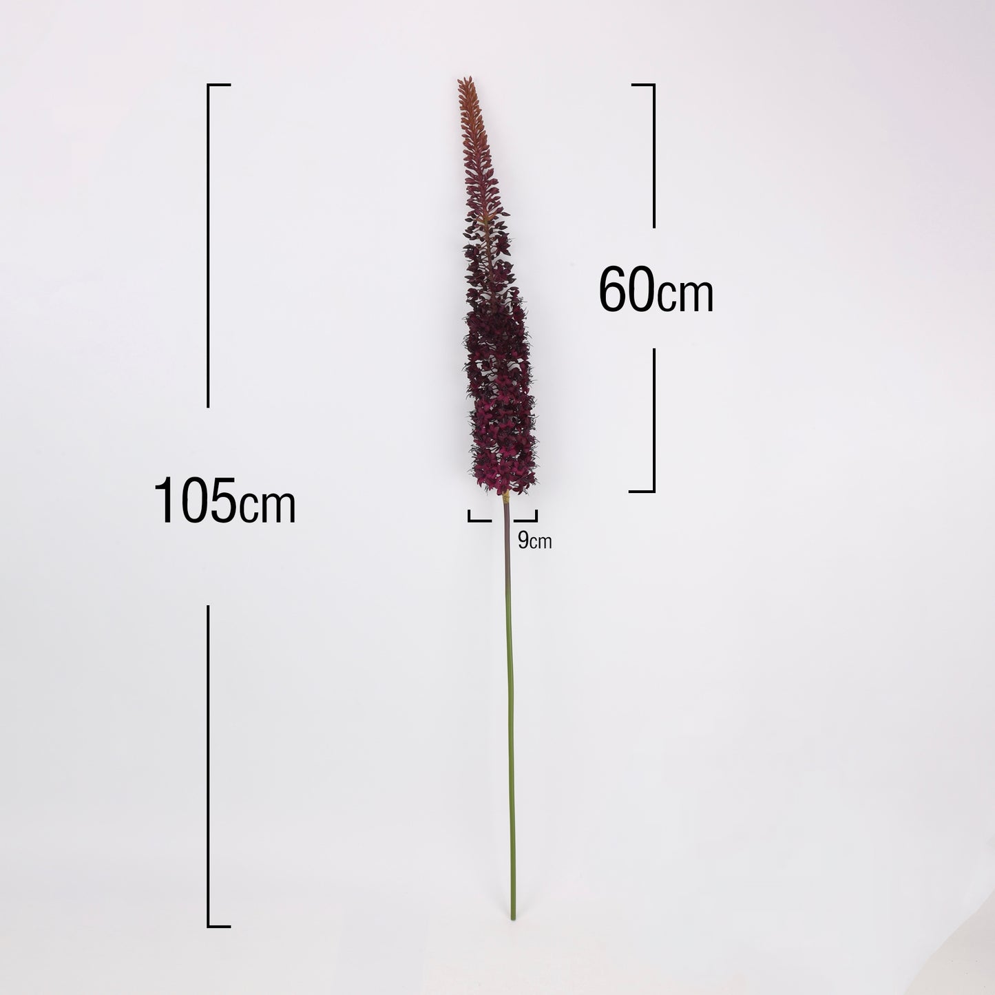 Real Touch White Veronicastrum Spike Stem 41"
