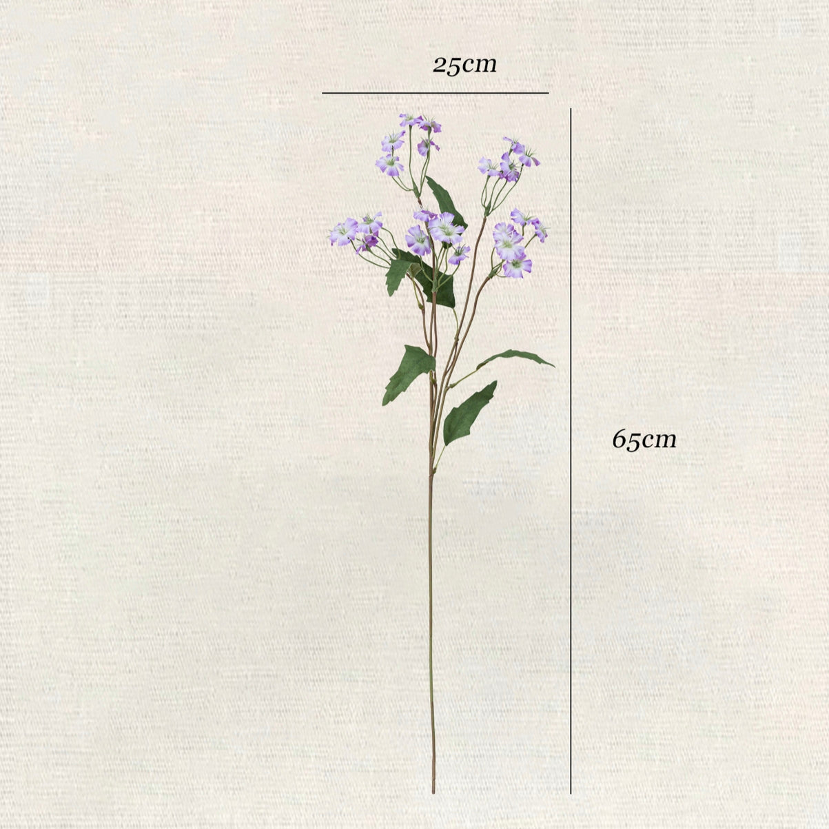 Faux Carnation Stem 25.6" – Artificial Wildflower Branch | Panthère Rose