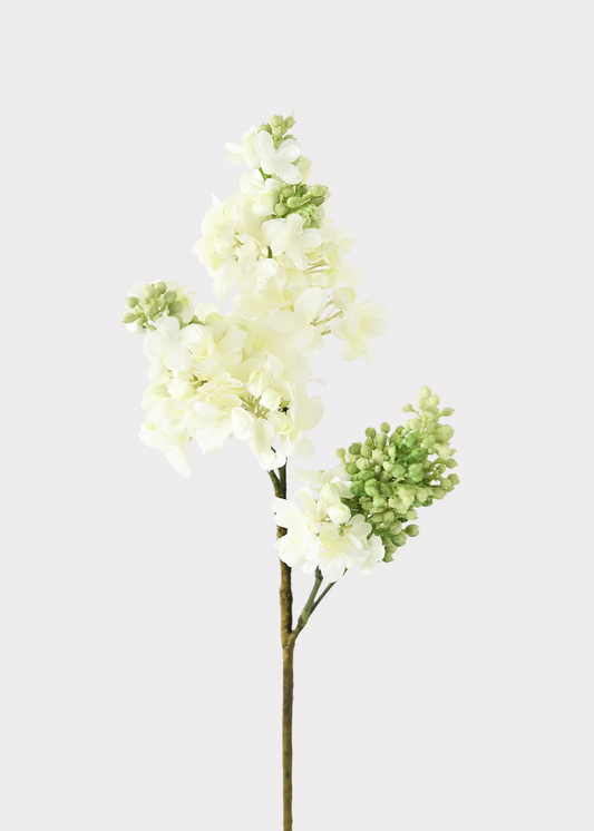 Fake Flowers Lilacs in Cream — 18"