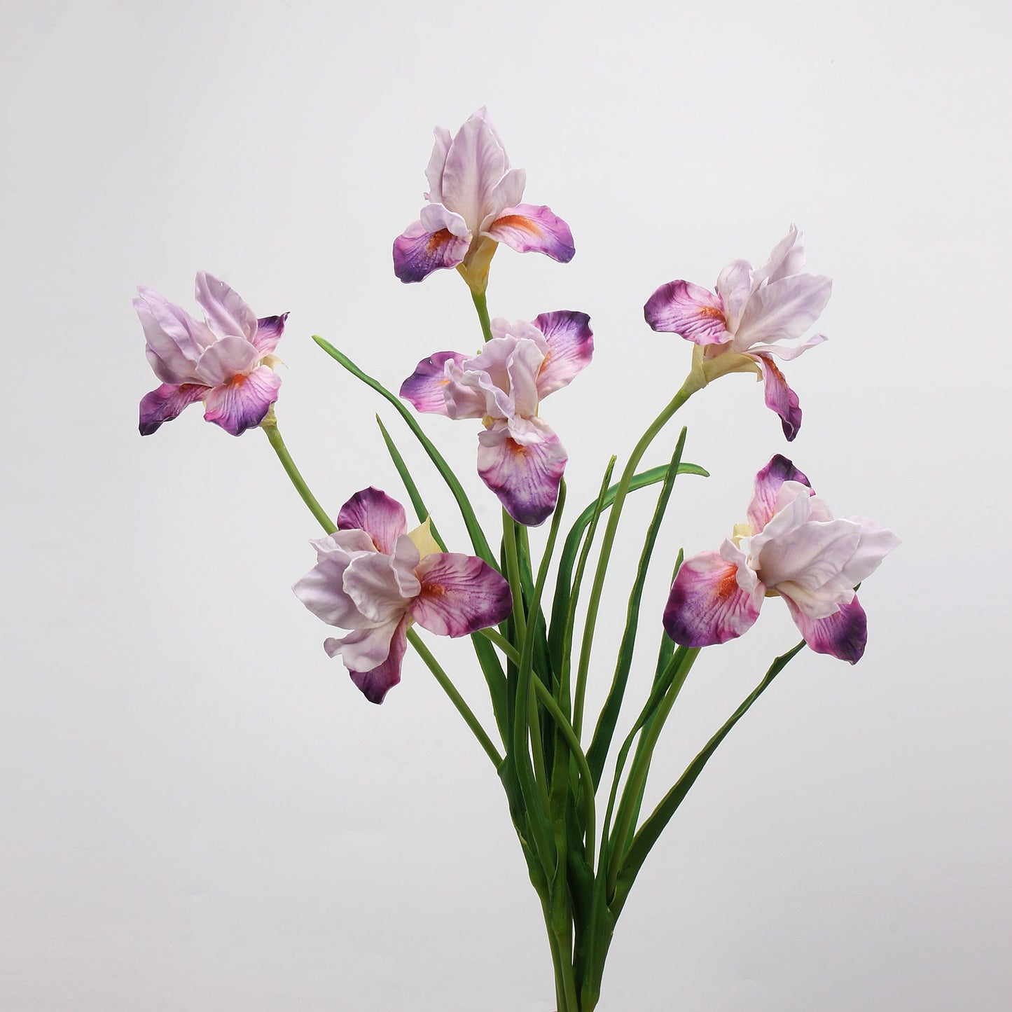 Real Touch Iris Stem in Lavender Pink 21"