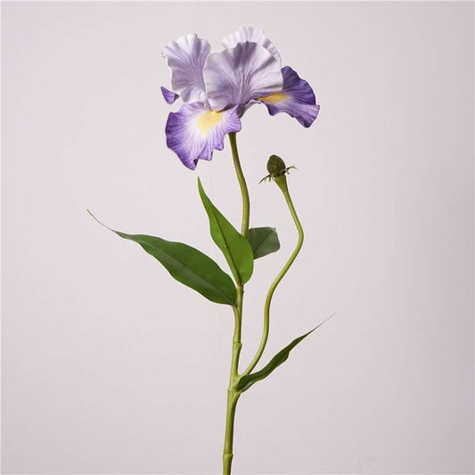 Real Touch Large Iris Stem in Lotus Purple — 27"