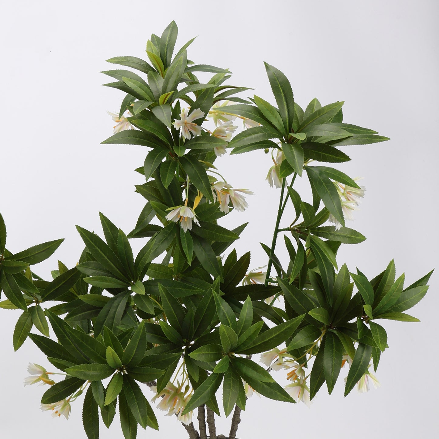 Faux White Snowbell Branch Stem — 37"