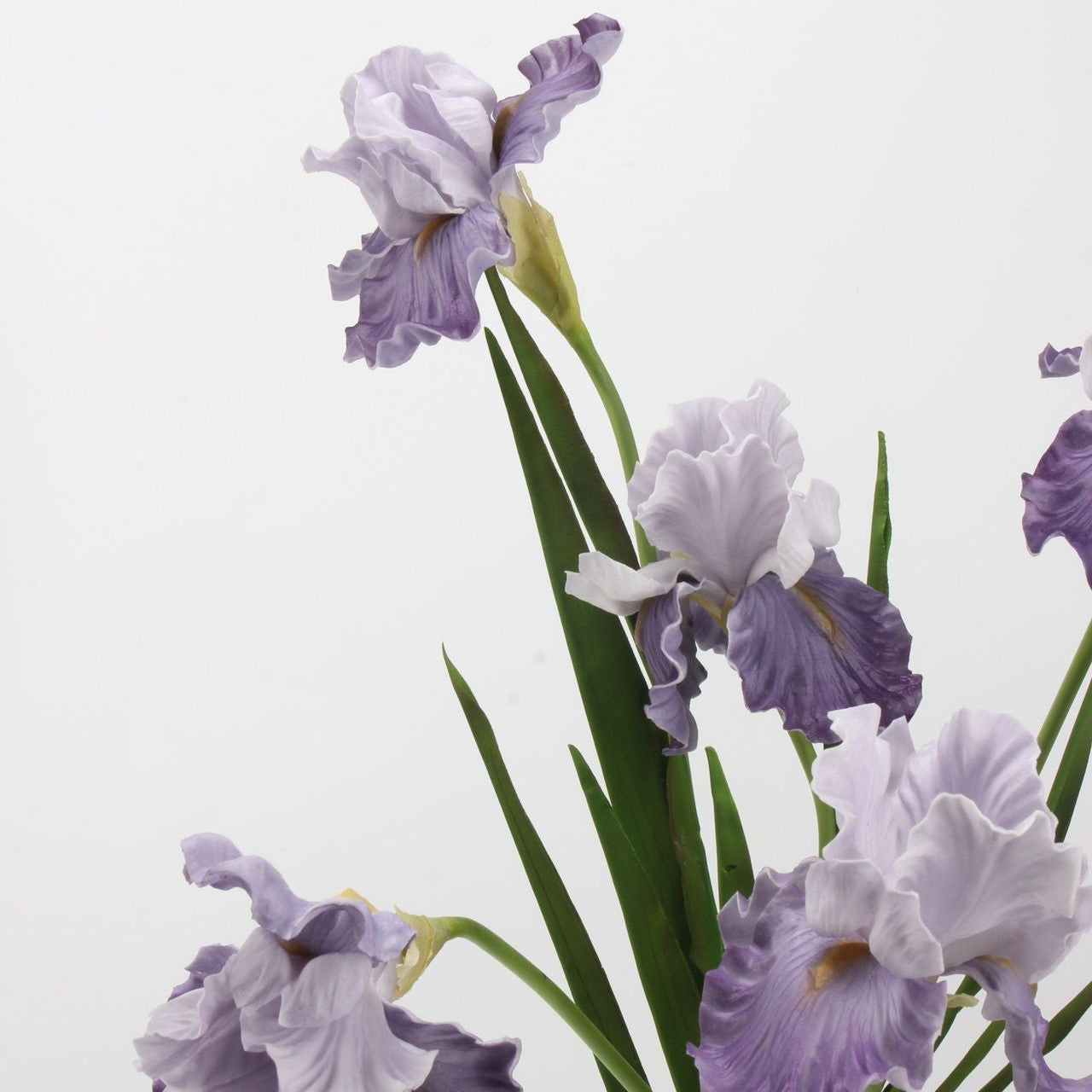 Real Touch Lavender Iris Stem — 1 Bloom, 27"