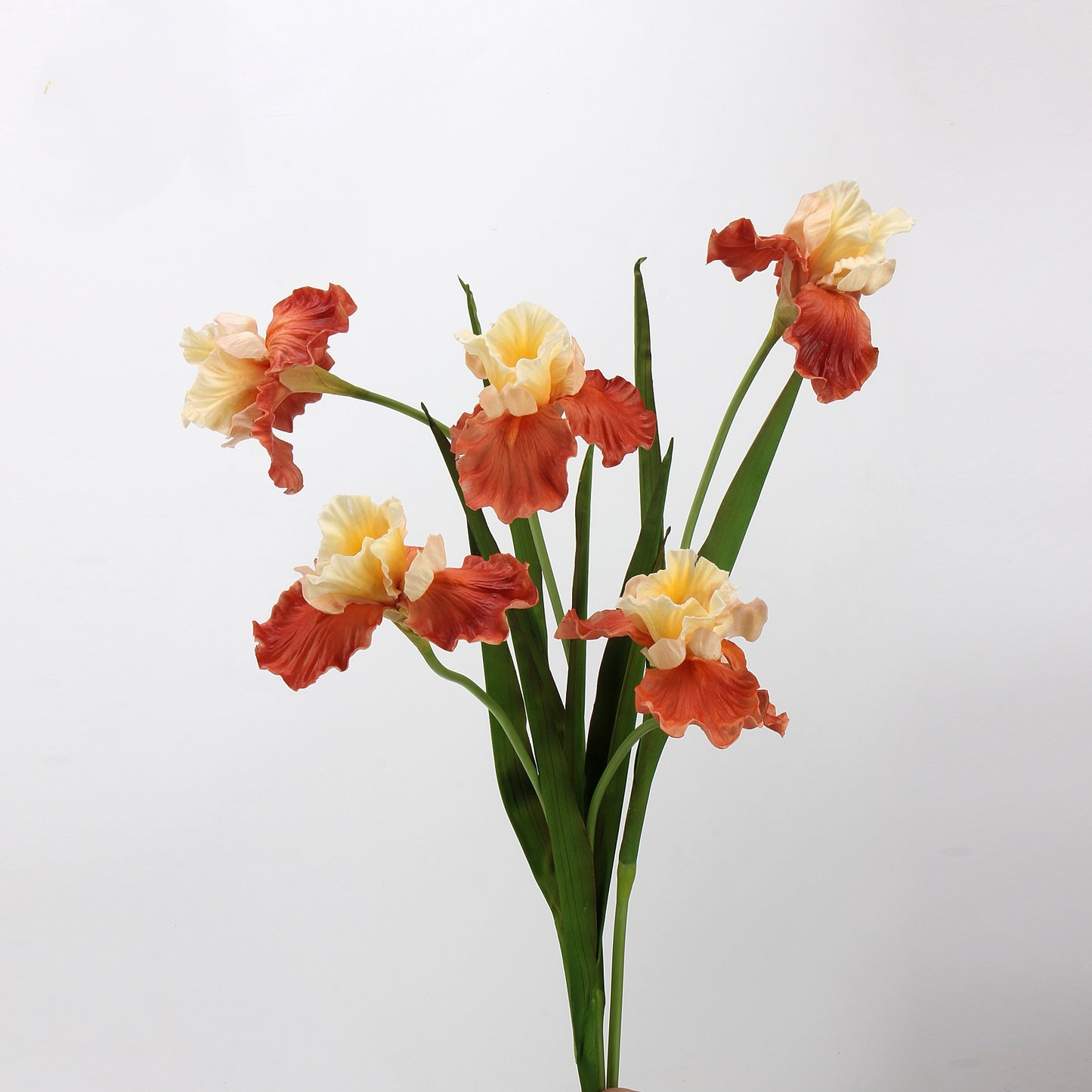 Real Touch Terracotta Iris Stem — 1 Bloom, 27"