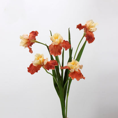 Real Touch Terracotta Iris Stem — 1 Bloom, 27"