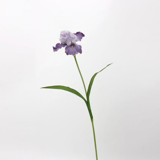 Real Touch Lavender Iris Stem — 1 Bloom, 27"