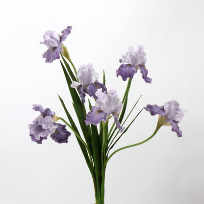 Real Touch Lavender Iris Stem — 1 Bloom, 27"