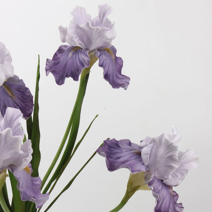 Real Touch Lavender Iris Stem — 1 Bloom, 27"