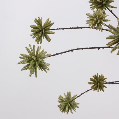 Faux Sage Green Thistle Branch Stem — 30"