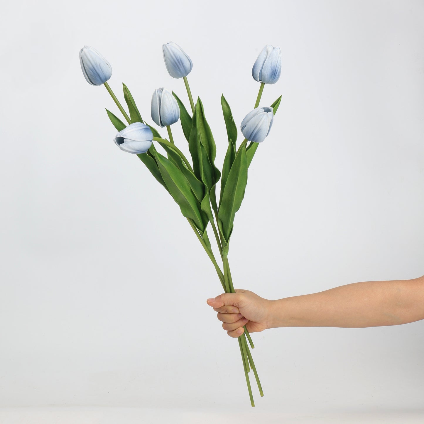 Blue Real Touch Artificial Flower Stems – PU Faux Flowers | Panthère Rose