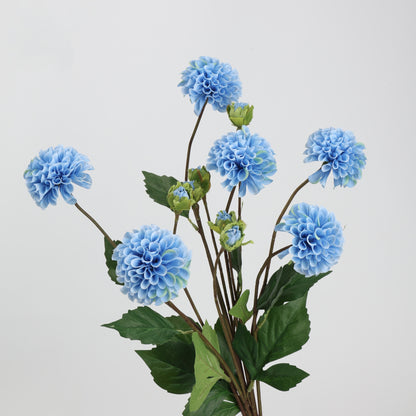 Blue Real Touch Artificial Flower Stems – PU Faux Flowers | Panthère Rose