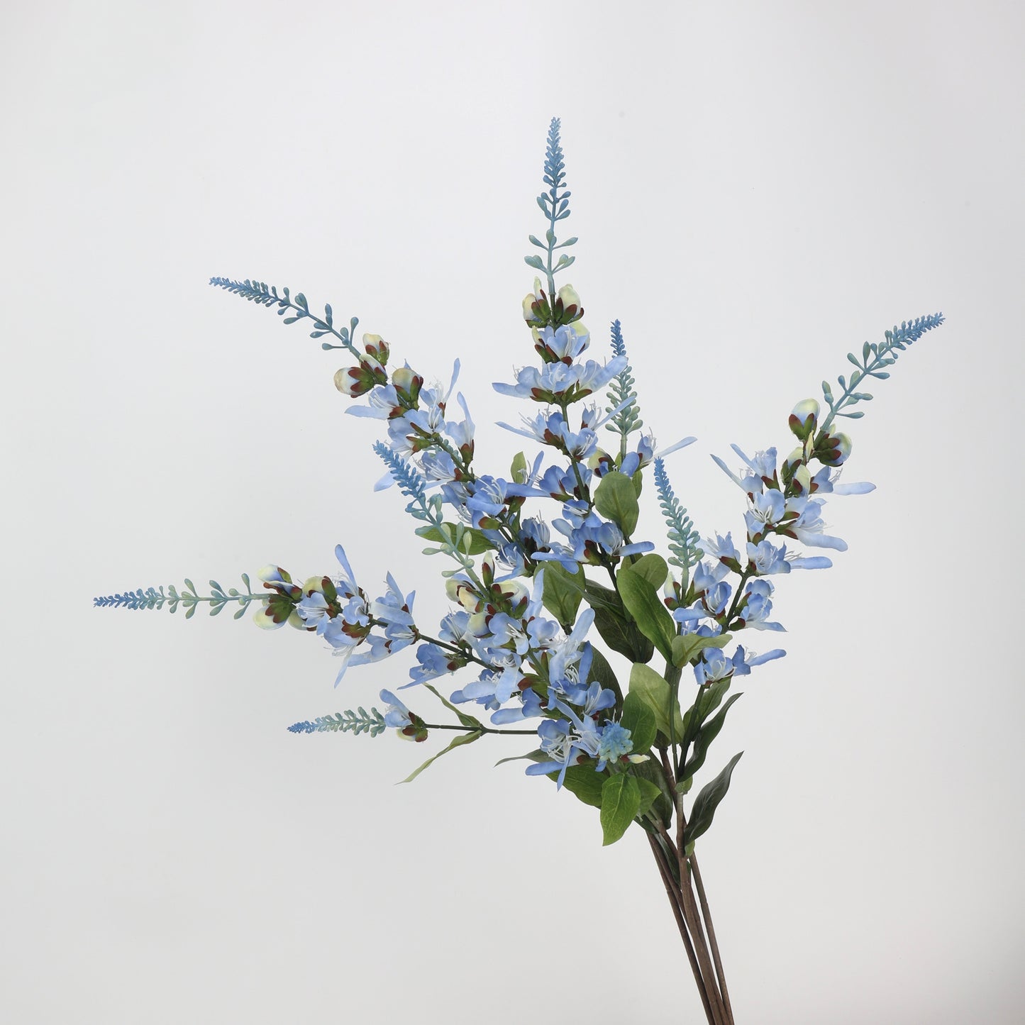 Blue Real Touch Artificial Flower Stems – PU Faux Flowers | Panthère Rose