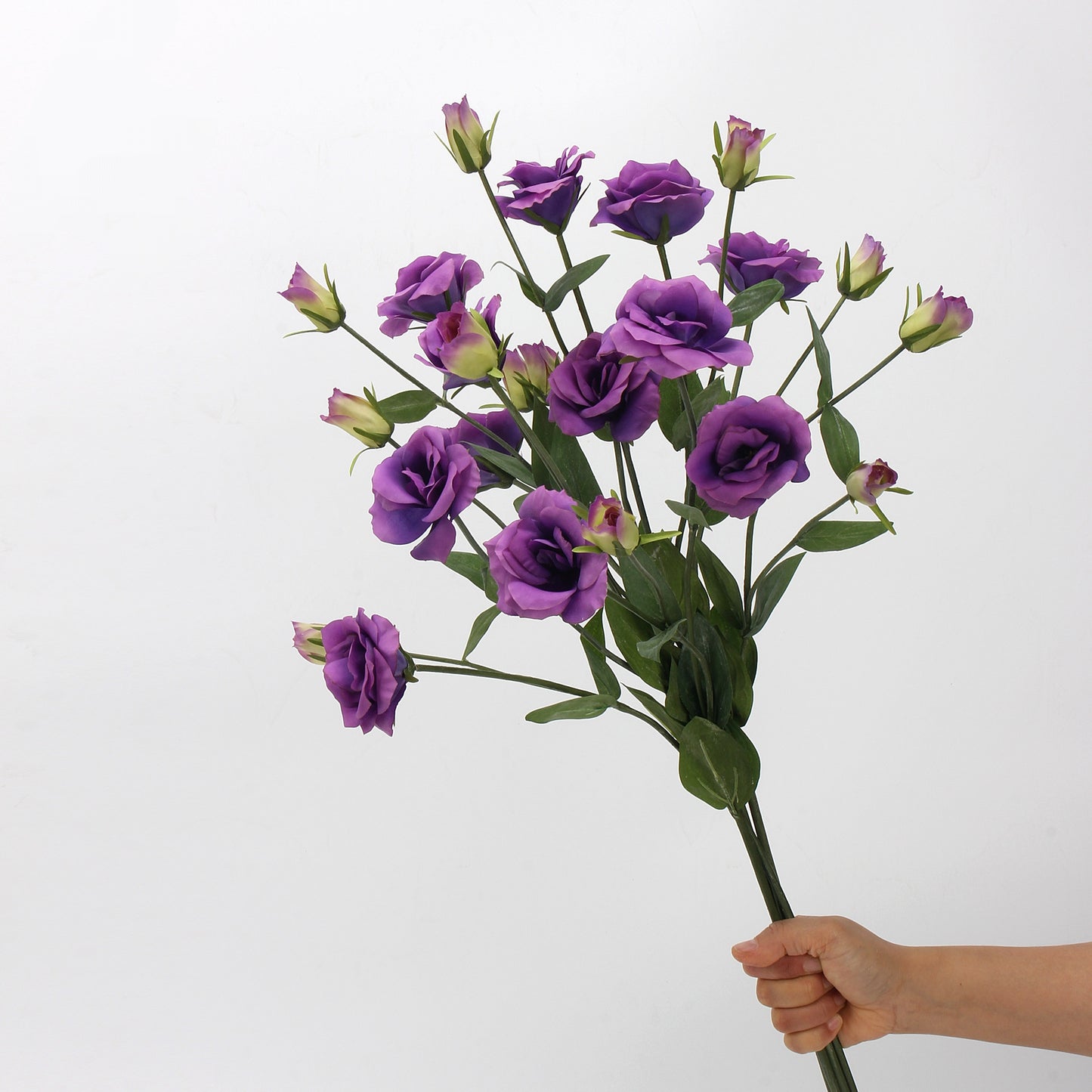 Purple & Violet Real Touch Artificial Flower Stems – PU Faux Flowers | Panthère Rose