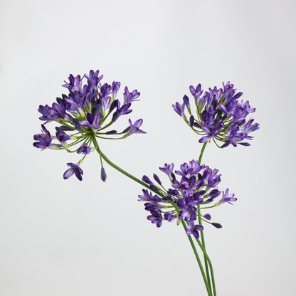 Purple & Violet Real Touch Artificial Flower Stems – PU Faux Flowers | Panthère Rose