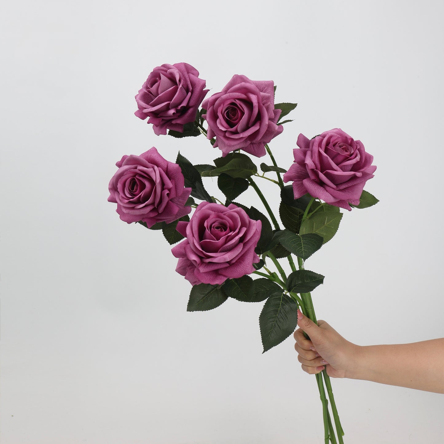 Purple & Violet Real Touch Artificial Flower Stems – PU Faux Flowers | Panthère Rose