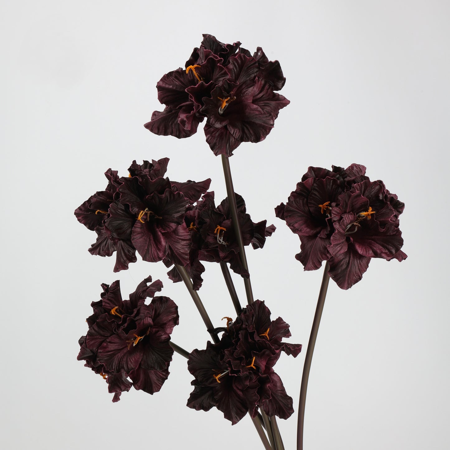 Dark & Moody Real Touch Artificial Flower Stems – PU Faux Flowers | Panthère Rose