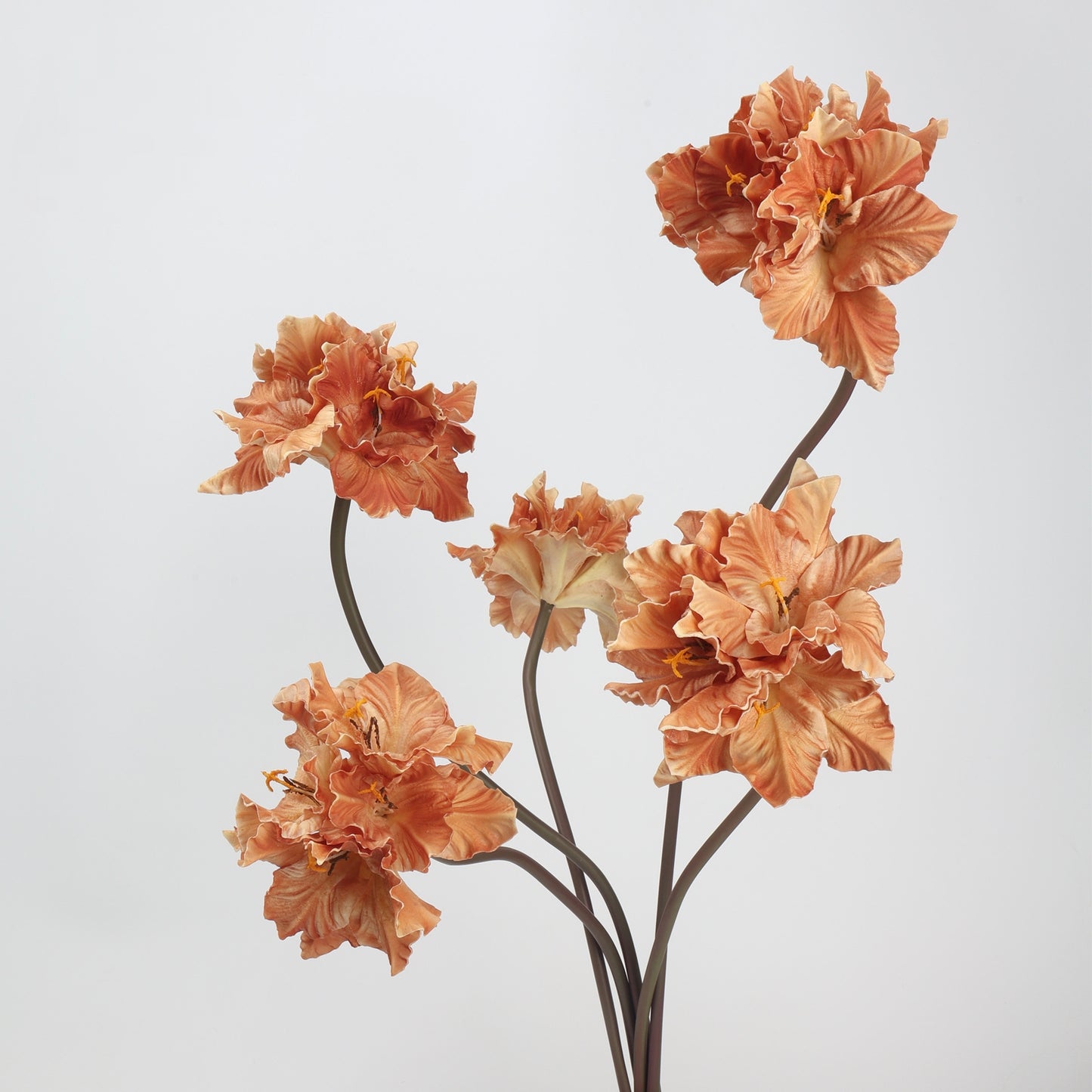 Mocha & Nude Real Touch Artificial Flower Stems – PU Faux Flowers | Panthère Rose
