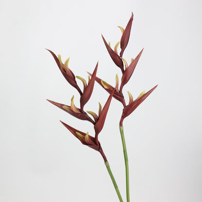 Red & Burgundy Real Touch Artificial Flower Stems – PU Faux Flowers | Panthère Rose