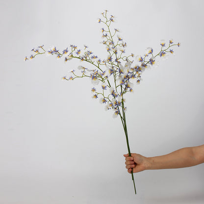 Real Touch White Lavender Dancing Orchid Stem — 2 Branches