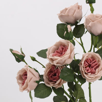 Real Touch Dusty Rose Garden Rose Stem 21"