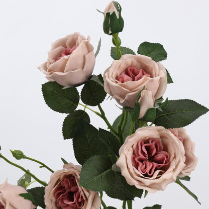 Real Touch Dusty Rose Garden Rose Stem 21"