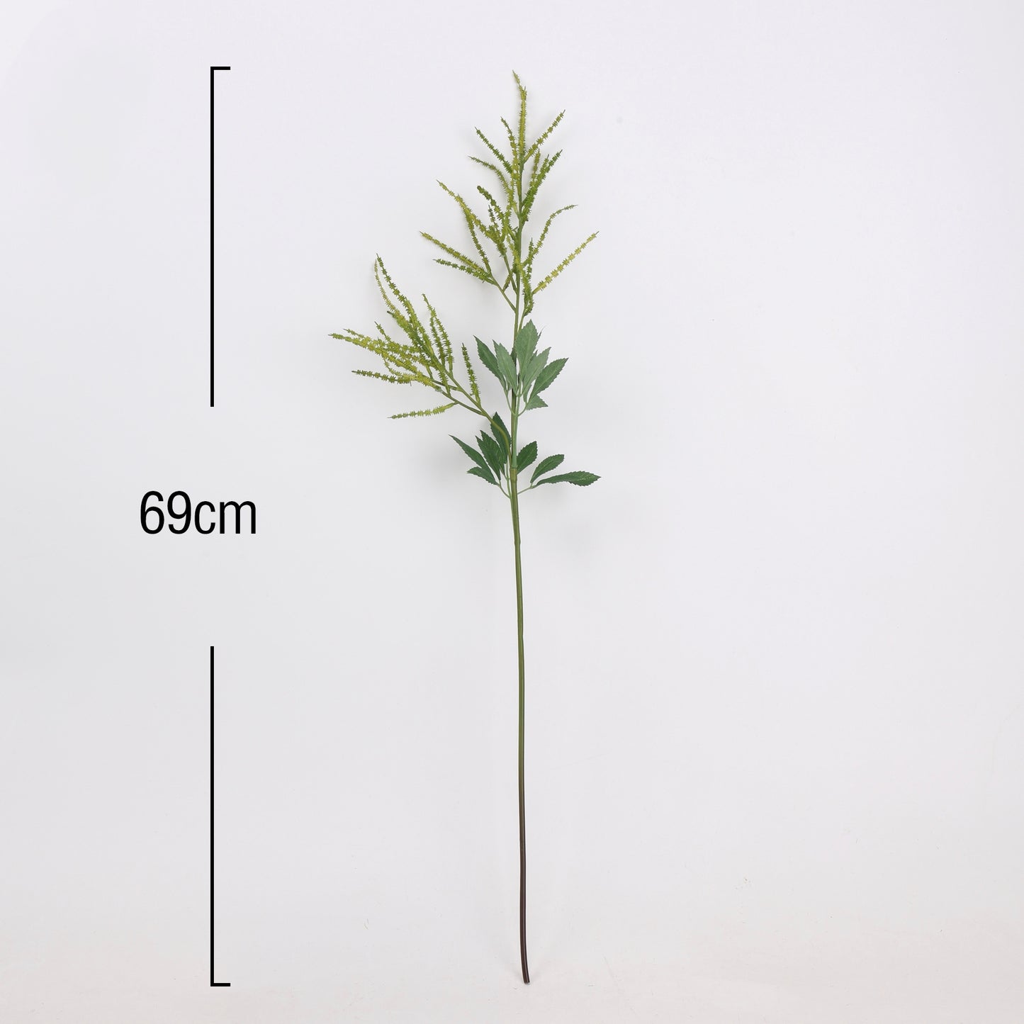 Faux Green Goldenrod Stem 27"