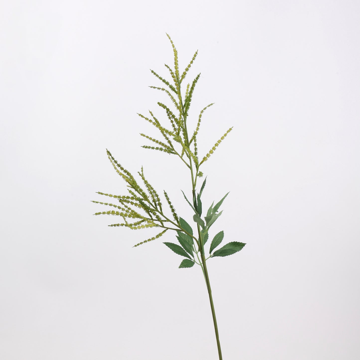 Faux Green Goldenrod Stem 27"
