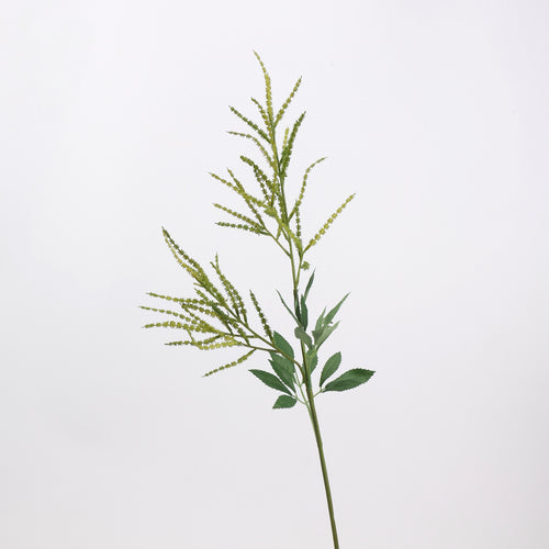 Faux Green Goldenrod Stem 27"