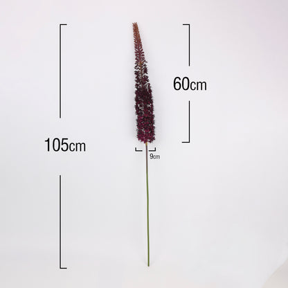Real Touch Burgundy Veronicastrum Spike Stem 41"
