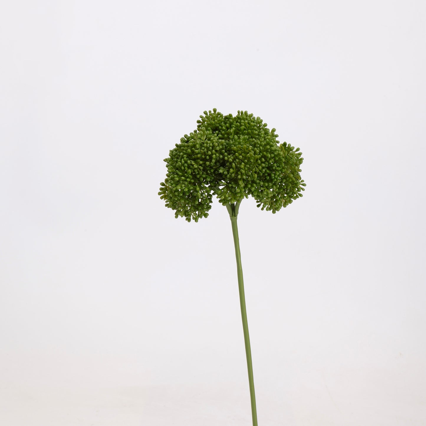 Faux Green Allium Ball Stem 15"