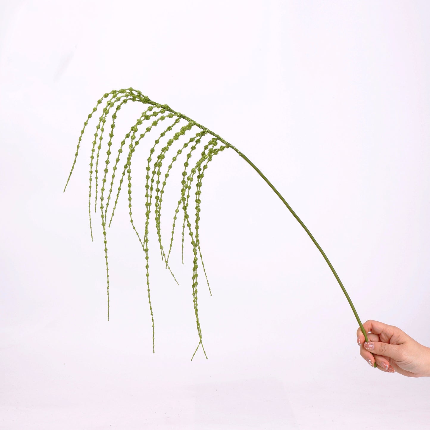 Faux Green Weeping Amaranthus Stem 25"