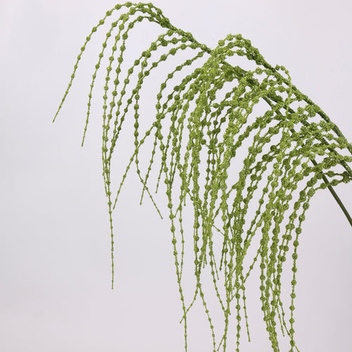 Faux Green Weeping Amaranthus Stem 25"
