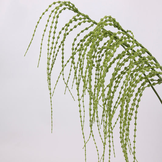 Faux Green Weeping Amaranthus Stem 25"