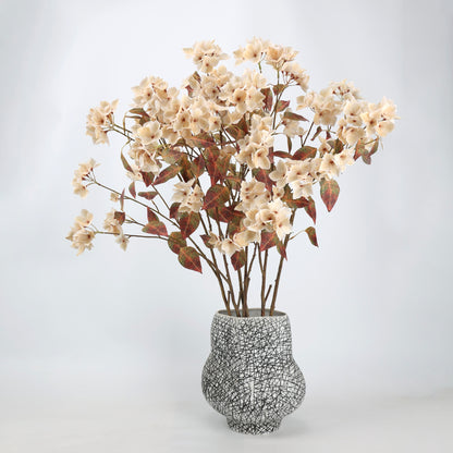 Real Touch Cream Dogwood Blossom Branch Stem 42"