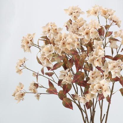 Real Touch Cream Dogwood Blossom Branch Stem 42"