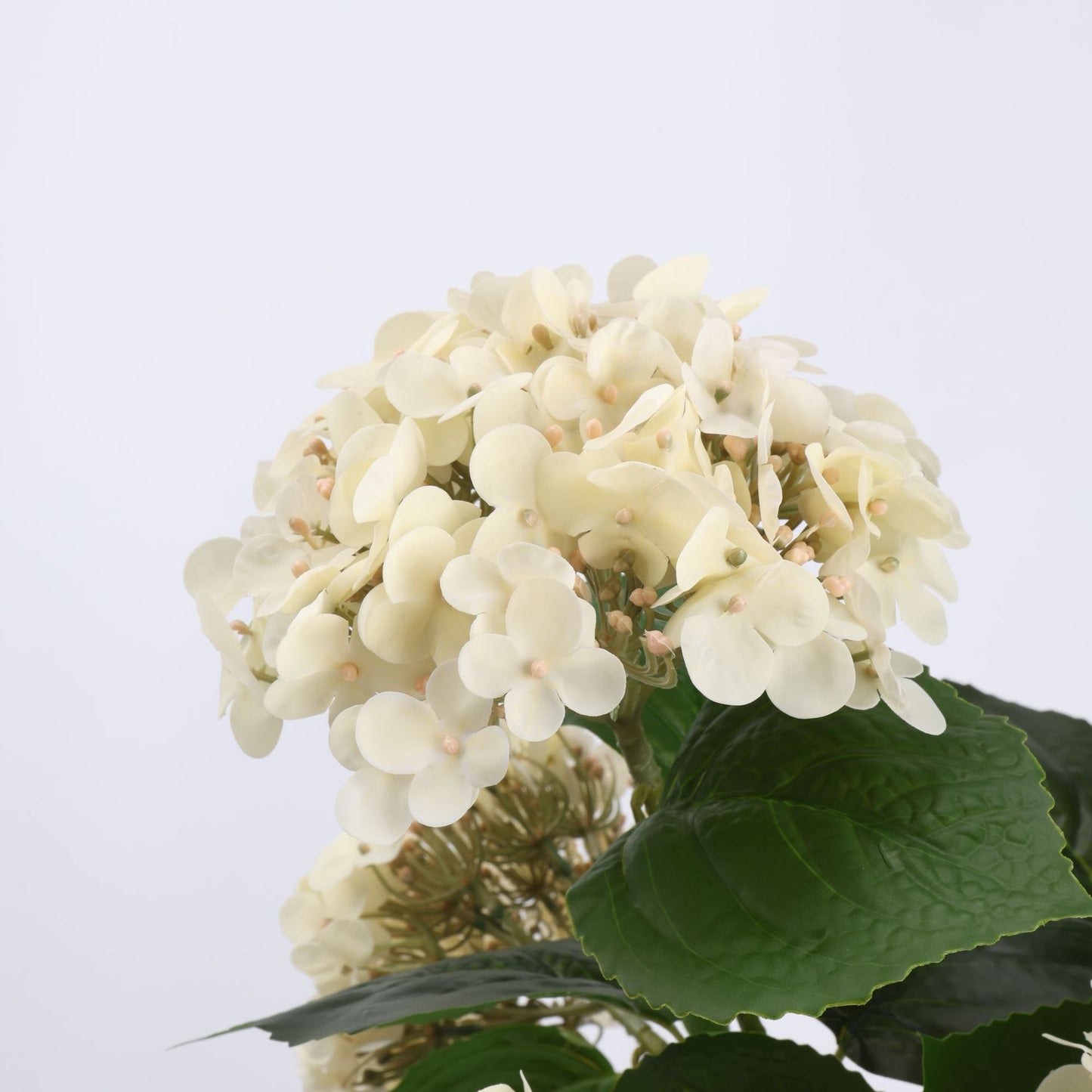 Faux Cream Hydrangea Stem