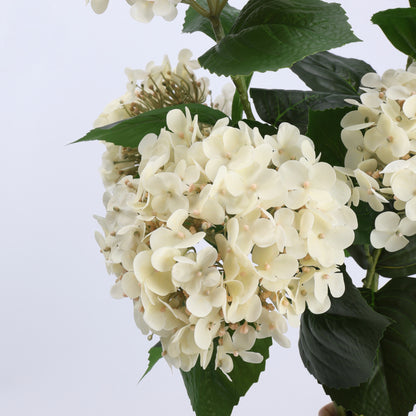 Faux Cream Hydrangea Stem