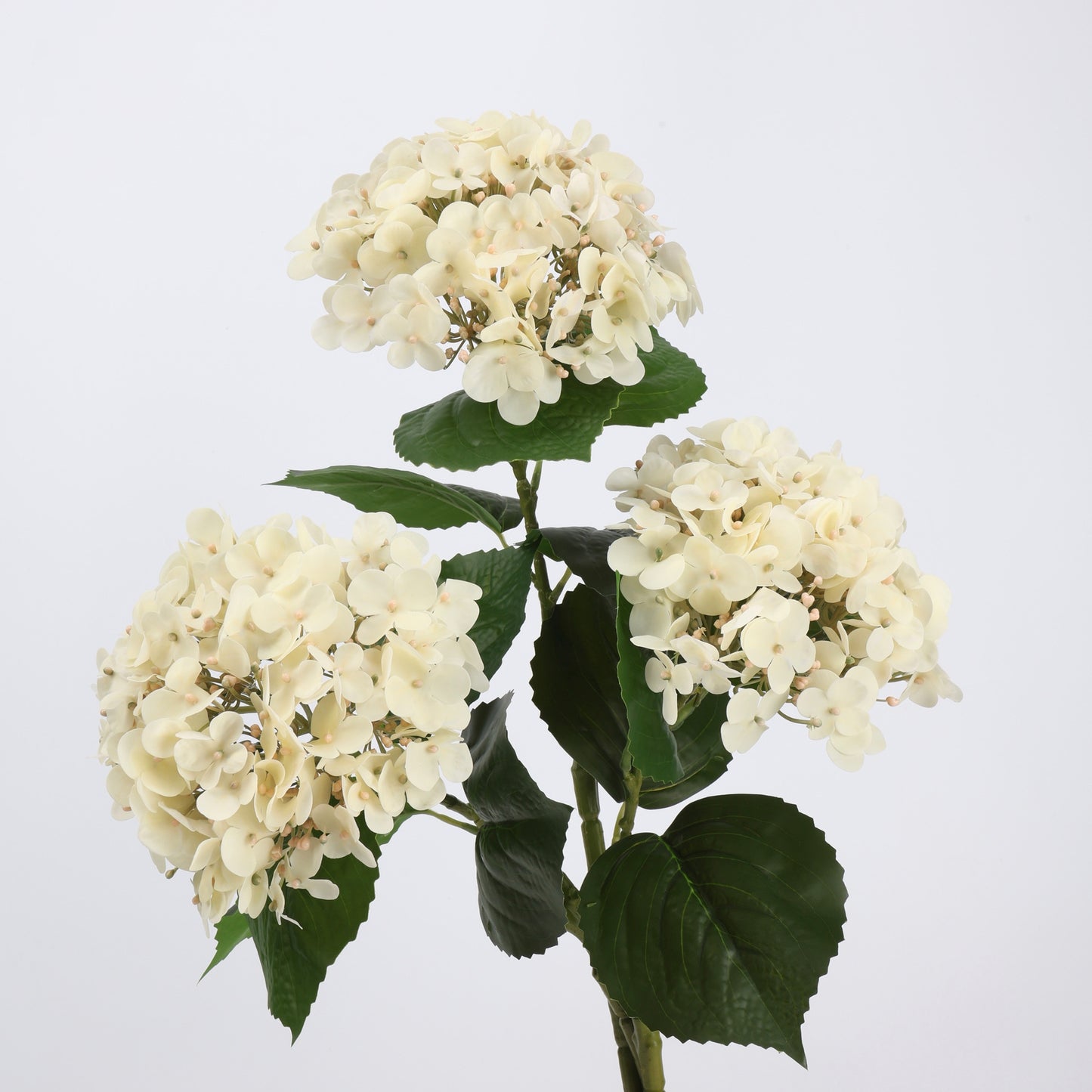 Faux Cream Hydrangea Stem