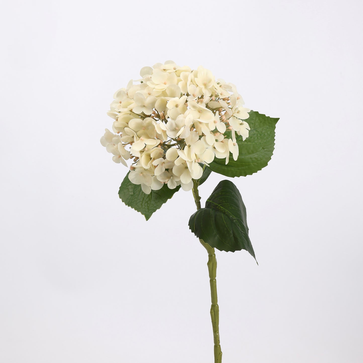 Faux Cream Hydrangea Stem
