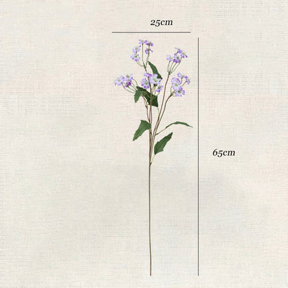 Faux Carnation Stem 25.6" – Artificial Wildflower Branch | Panthère Rose