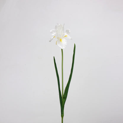 White Real Touch Artificial Flower Stems – PU Faux Flowers | Panthère Rose
