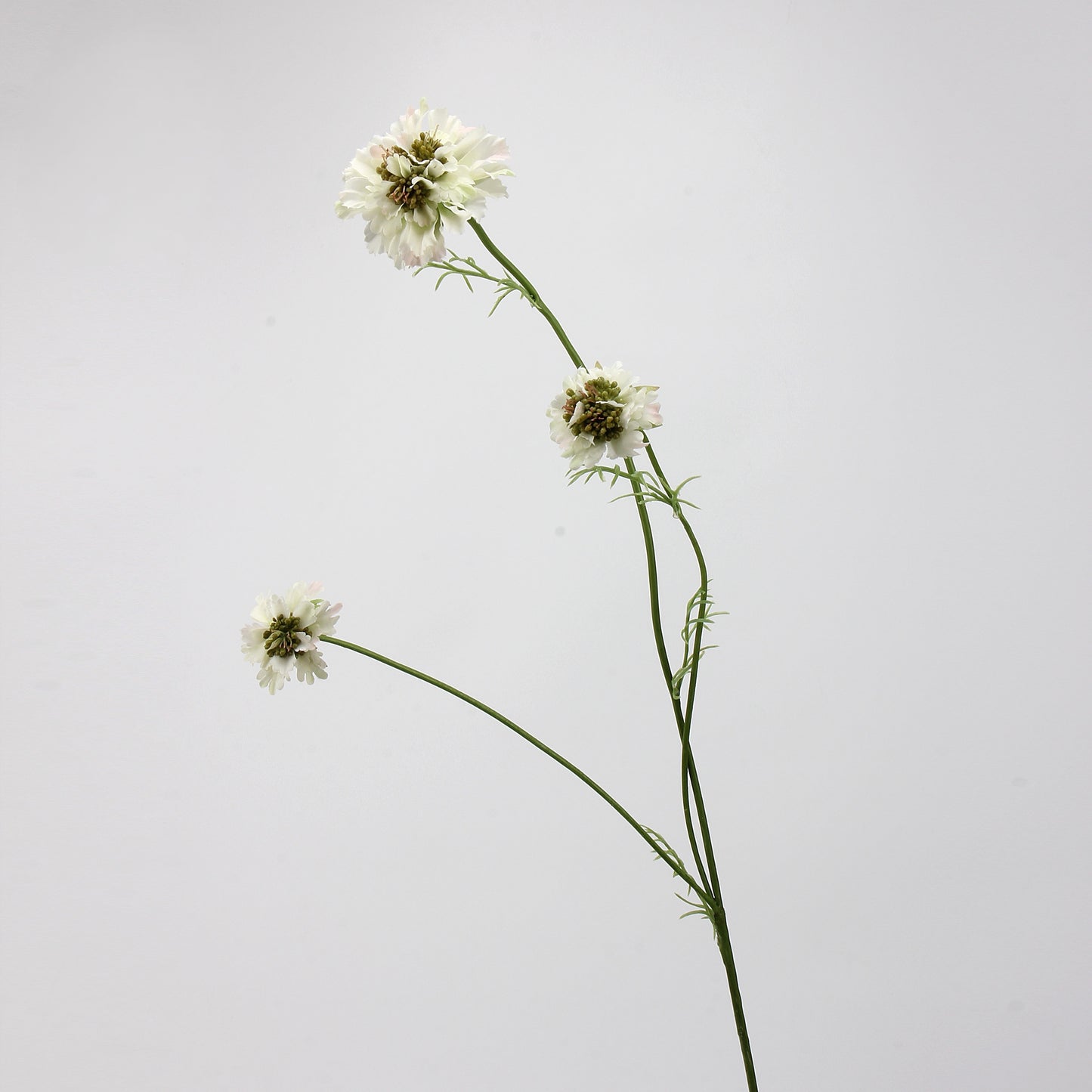 White Real Touch Artificial Flower Stems – PU Faux Flowers | Panthère Rose