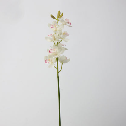 White Real Touch Artificial Flower Stems – PU Faux Flowers | Panthère Rose