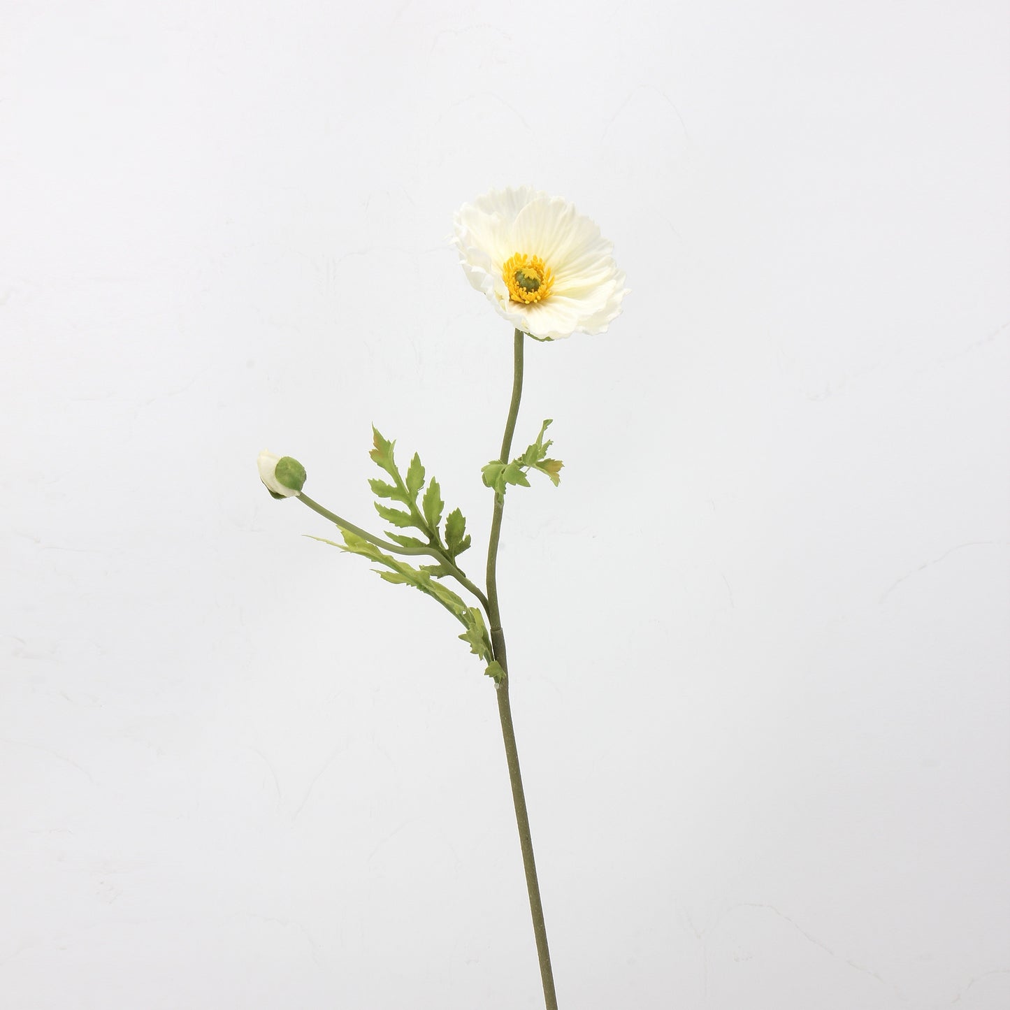 White Real Touch Artificial Flower Stems – PU Faux Flowers | Panthère Rose