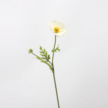 White Real Touch Artificial Flower Stems – PU Faux Flowers | Panthère Rose