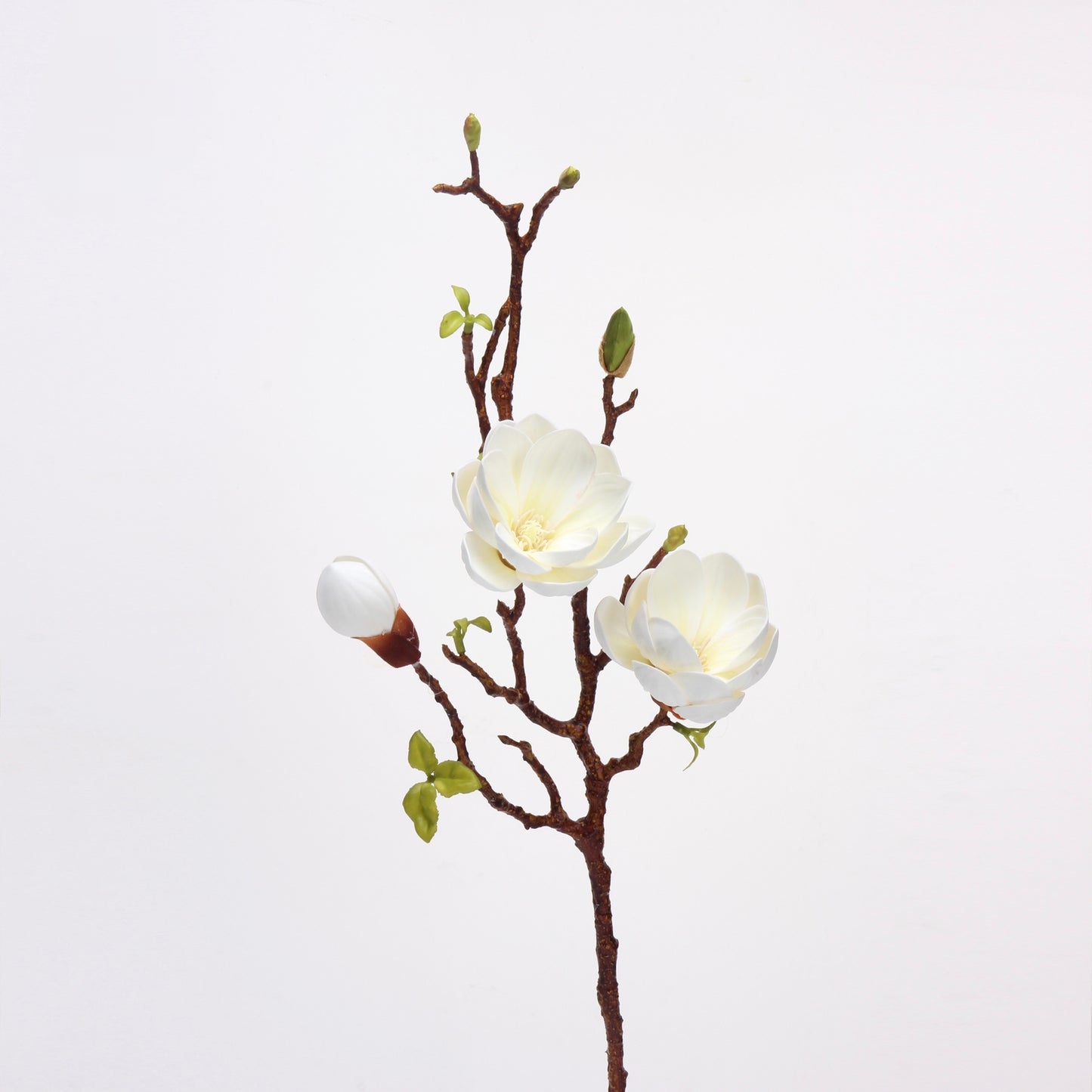 White Real Touch Artificial Flower Stems – PU Faux Flowers | Panthère Rose