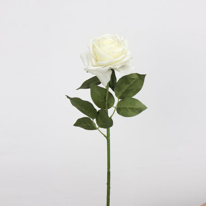 White Real Touch Artificial Flower Stems – PU Faux Flowers | Panthère Rose