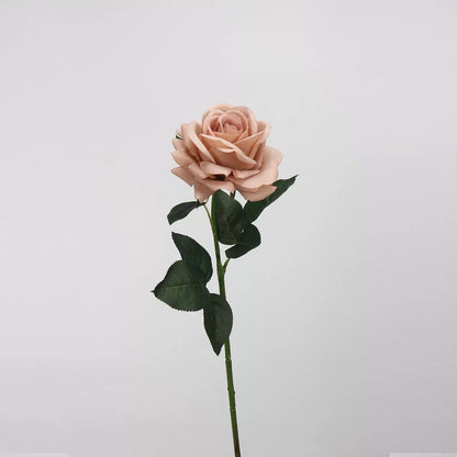 Mocha & Nude Real Touch Artificial Flower Stems – PU Faux Flowers | Panthère Rose