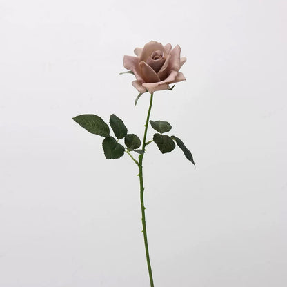 Mocha & Nude Real Touch Artificial Flower Stems – PU Faux Flowers | Panthère Rose